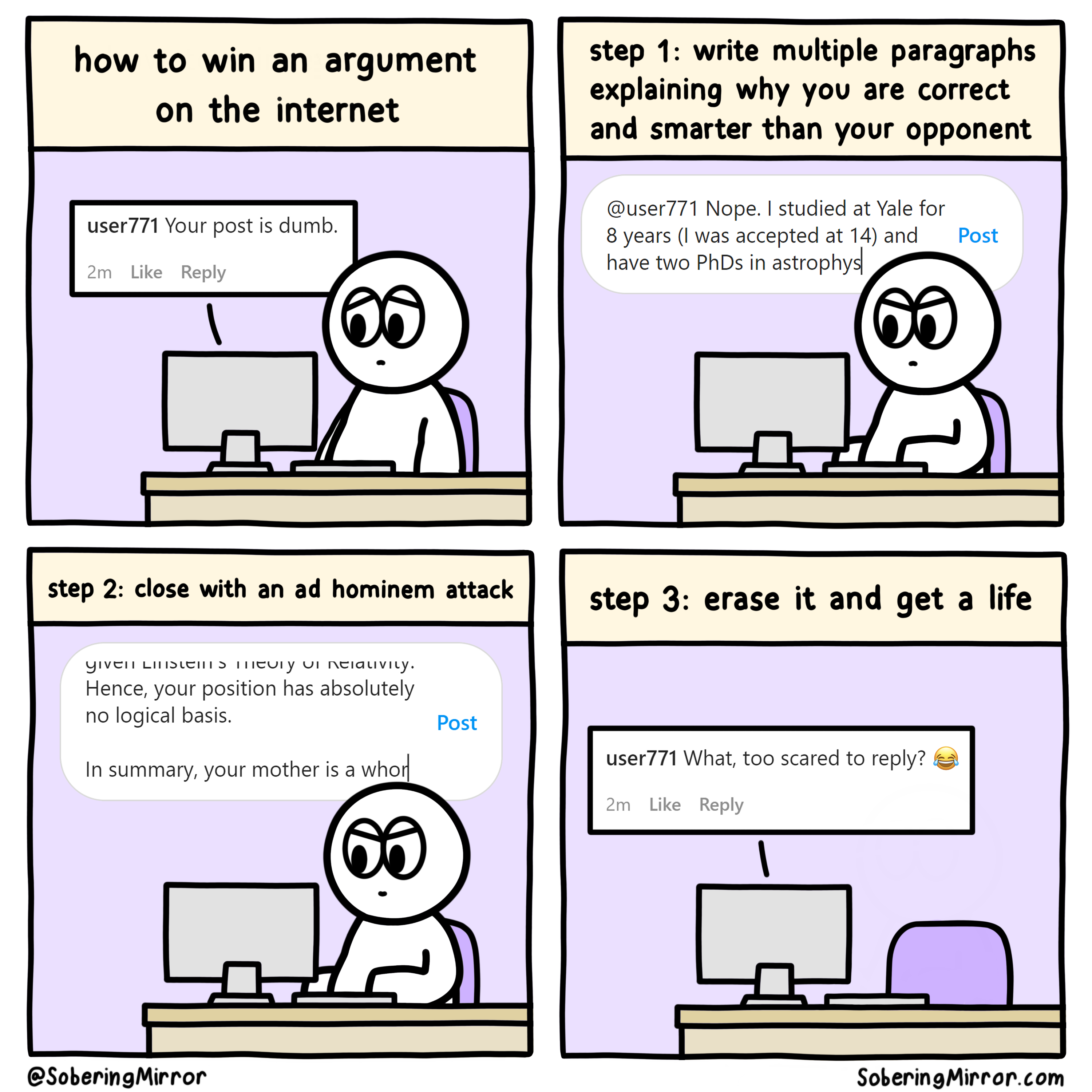 "How to win an argument online"